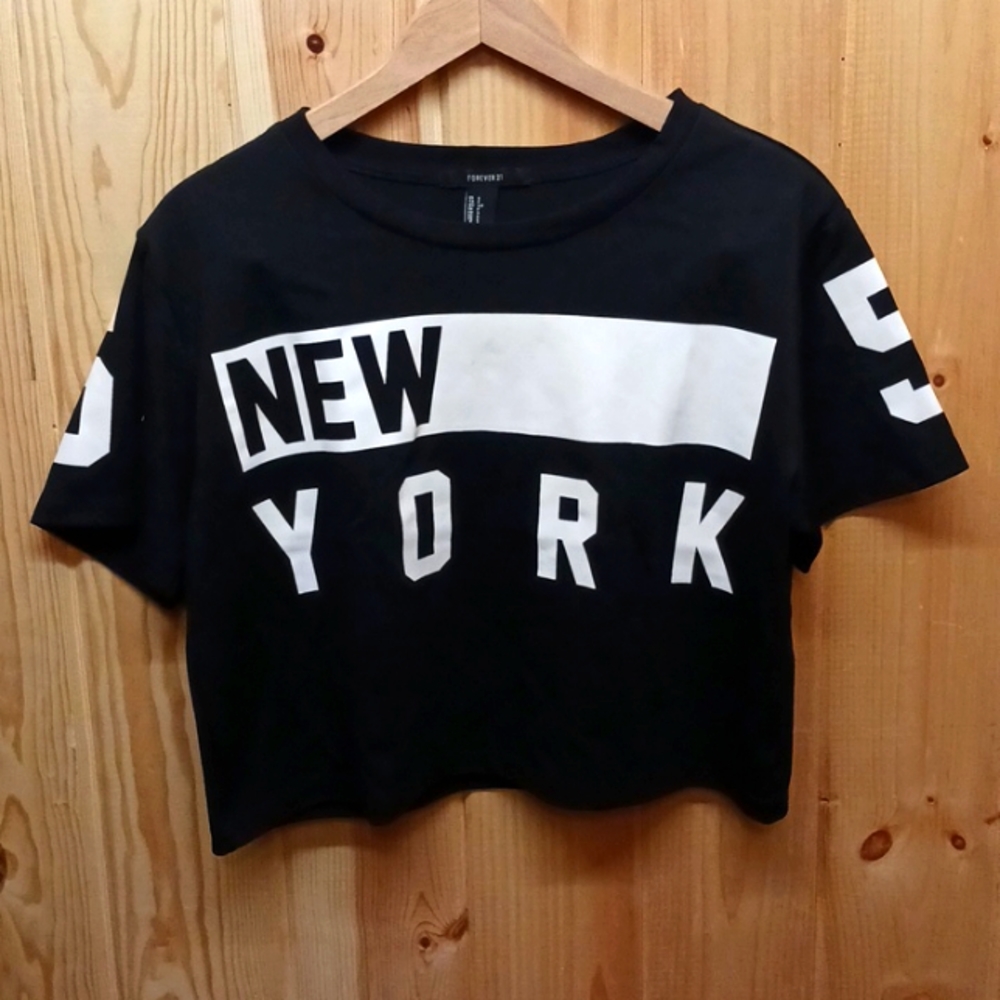 Forever 21 New York Crop Top